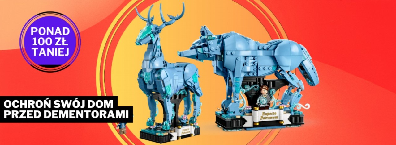 Media Expert rzuciło expecto patronum i wyczarowało imponującą promocję na zestaw LEGO Harry Potter. W takiej cenie nie ma sensu czekać na Black Friday, źródło grafiki: LEGO; materiały promocyjne.