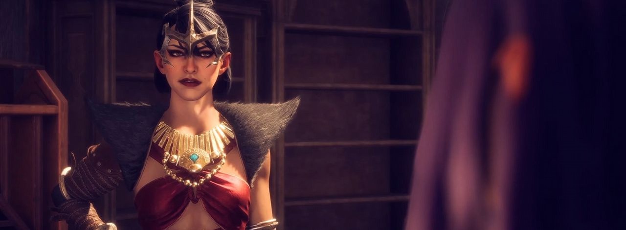Morrigan z Dragon Age mogła być inną postacią niż tą, którą znamy. Angaż aktorki do jej roli to splot przypadków, źródło grafiki: BioWare.