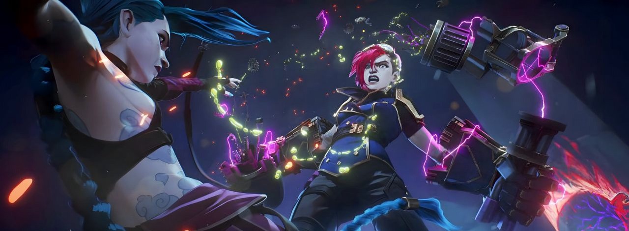 W chińskiej wersji Arcane Vi i Cait są tylko bardzo dobrymi przyjaciółkami. Ocenzurowane zakończenie wygląda komicznie, źródło grafiki: Netflix.