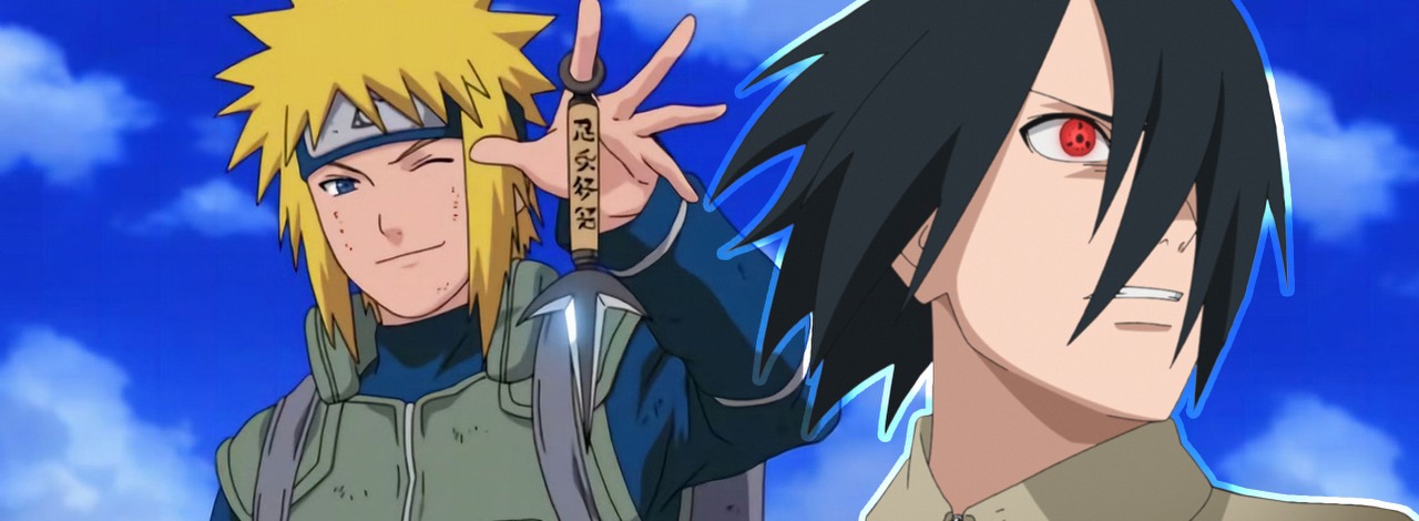 „Gdybym miał wybierać, byłby to Sasuke”. Jutsu Sasuke ma jedną przewagę nad Flying Raijinem Minato, która może czynić go szybszym, źródło grafiki: Boruto: Naruto Next Generations, Studio Pierrot, 2017 / Naruto: Shippuden, Studio Pierrot, 2007.