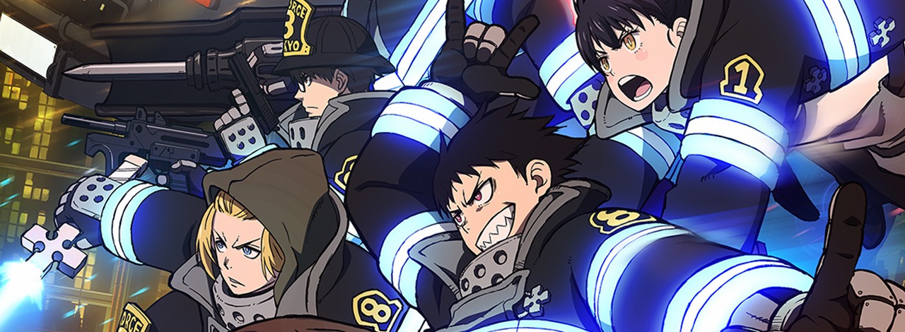 „Zwariowałem, gdy to zobaczyłem”. Fire Force powraca z ekscytującym zwiastunem po 4-letniej przerwie, źródło grafiki: Fire Force, David Production, 2019.