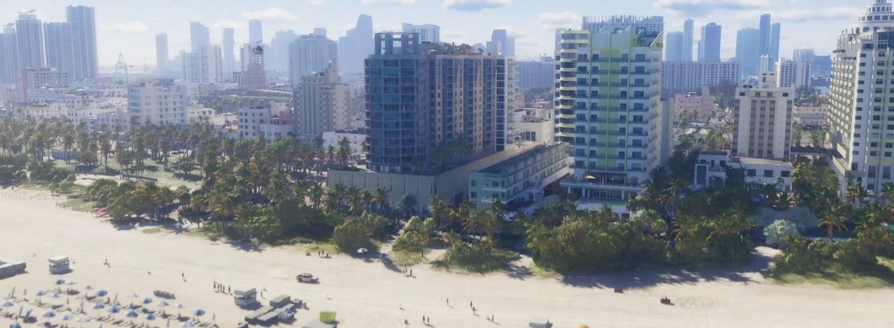 Odtworzył mapę z GTA 6 na bazie trailera i porównał ją z tą z „piątki”. Lot z jednego końca świata na drugi zajmie sporo czasu, źródło grafiki: Rockstar Games.