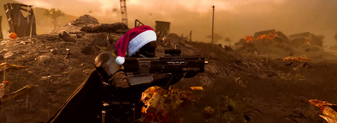 Wszyscy deweloperzy odpowiedzialni za Helldivers 2 dostali od Sony specjalny prezent niczym z kolekcjonerki gry, źródło grafiki: kolaż autorski; Arrowhead Game Studios; Zachary Kadolph | Unsplash.