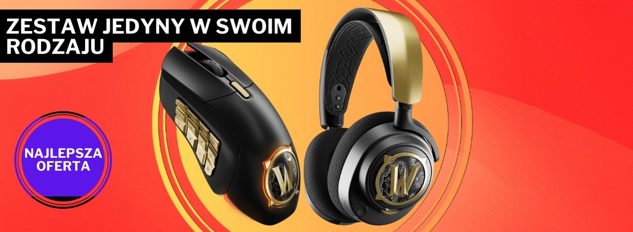 Zostań bohaterem Azeroth ze słuchawkami i myszką SteelSeries. Teraz można świętować urodziny WoW-a z klasą, źródło grafiki: SteelSeries; materiały promocyjne.