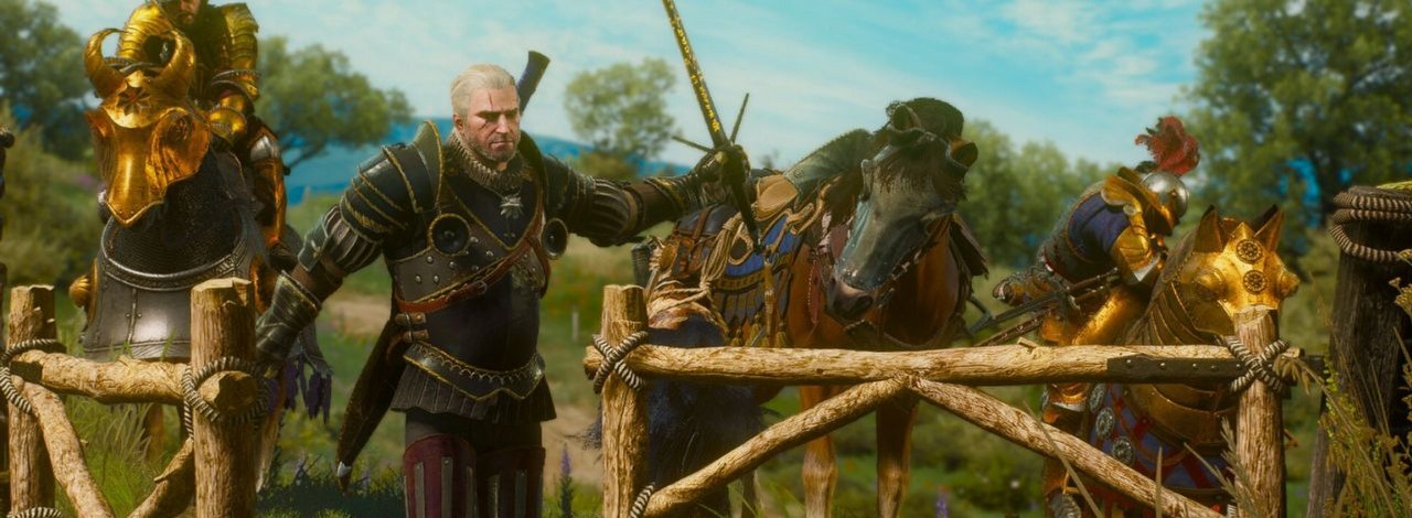 Pierwsze spotkanie Geralta z Letho w Wiedźminie 3 miało przebiec inaczej. Zamiast upozorowanej śmierci, przerażająca klątwa, źródło grafiki: CD Projekt RED.