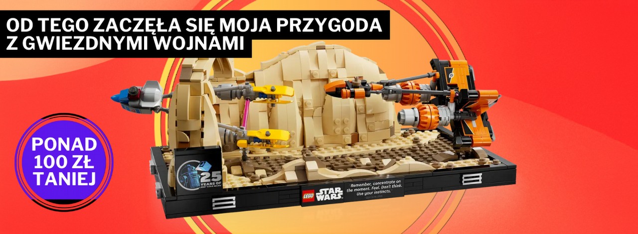 W tym zestawie czuć Moc i mądrość Qui-Gon Jinna. Dzięki LEGO możemy stworzyć gwiazdkę z Gwiezdnymi wojnami, źródło grafiki: LEGO; materiały promocyjne.
