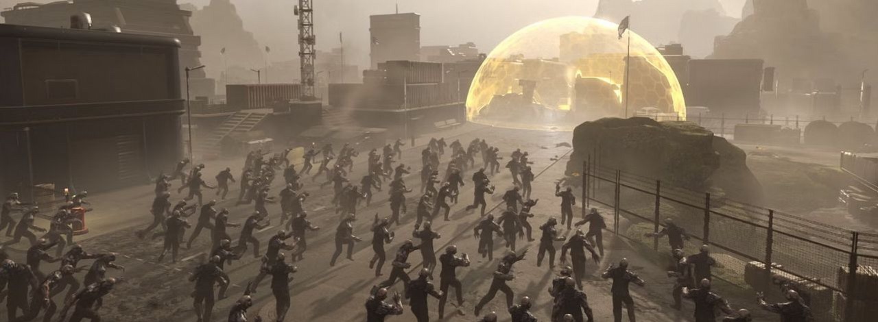 Gracze Helldivers 2 zaczynają podejrzewać, że zombie Illuminatów zachowały część człowieczeństwa. Wystarczy się im przyjrzeć, źródło grafiki: Arrowhead Game Studios.
