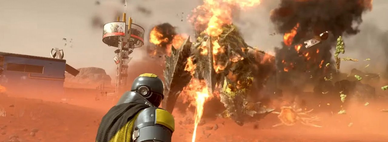 Fani zdążyli oskarżyć Sony o zbyt drogi crossover w Helldivers 2. Twórcy przyznali jednak, że to oni stoją za projektem, źródło grafiki: Arrowhead Game Studios.