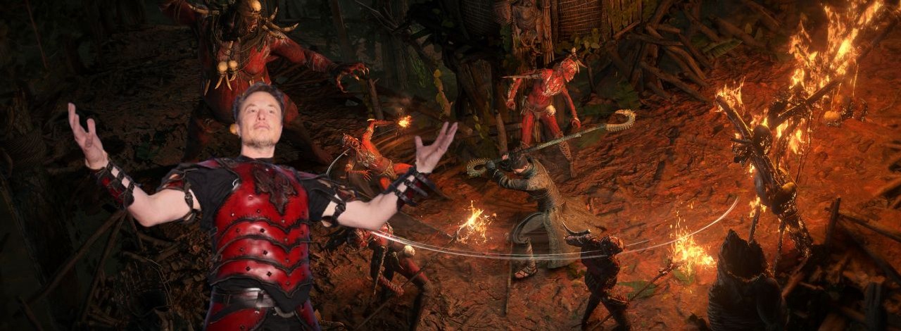 Elon Musk zatrudnił kogoś do expienia konta w PoE 2, a sam nie umie grać? Gracze przeprowadzili śledztwo po jego streamie, źródło grafiki: Grinding Gear Games.