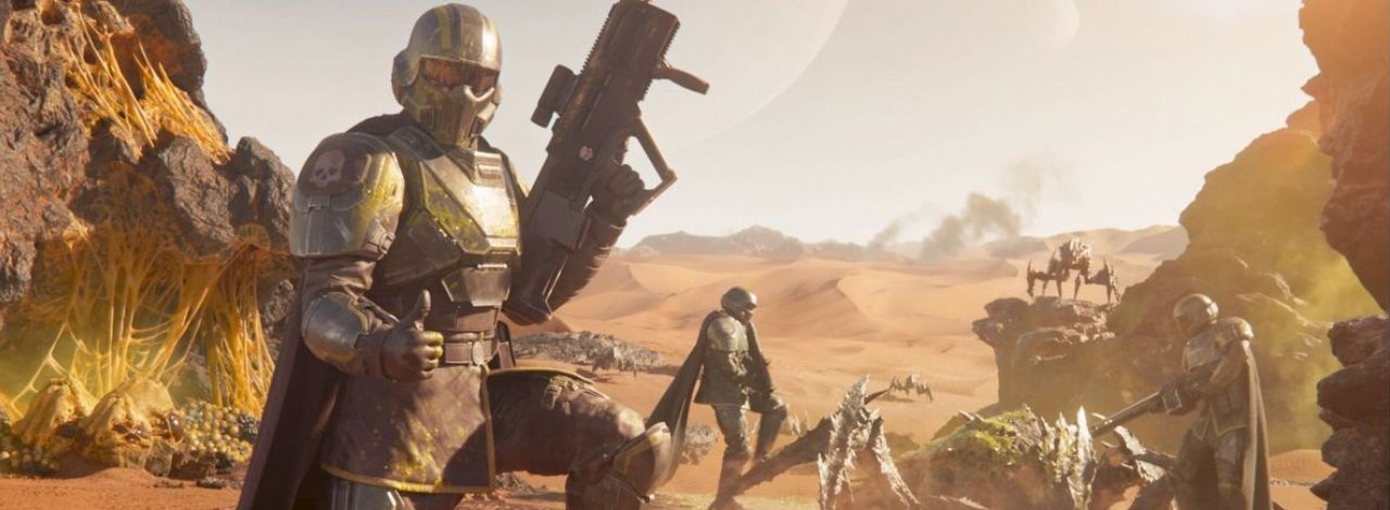 CEO Arrowhead chętnie zobaczy hollywoodzkie gwiazdy w filmowym Helldivers, o ile pojawią się, by zginąć po minucie na ekranie, źródło grafiki: Arrowhead Game Studios.