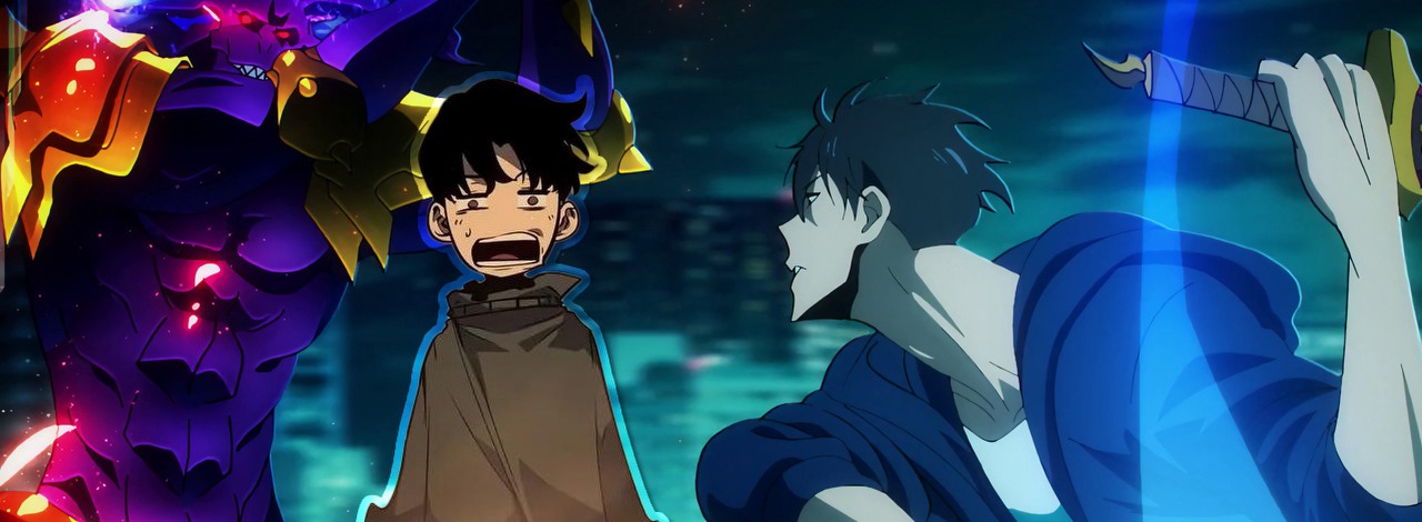 „Zostanę tylko przy adaptacji anime”. Aktorski Solo Leveling może być skazany na porażkę, jeśli nie poradzi sobie z tym jednym elementem, źródło grafiki: Solo Leveling: Ragnarok; Daul, Dangdo i Jin, KakaoPage i Redice Studio, 2024 / Solo Leveling, Shunsuke Nakashige, A-1 Pictures, 2024.