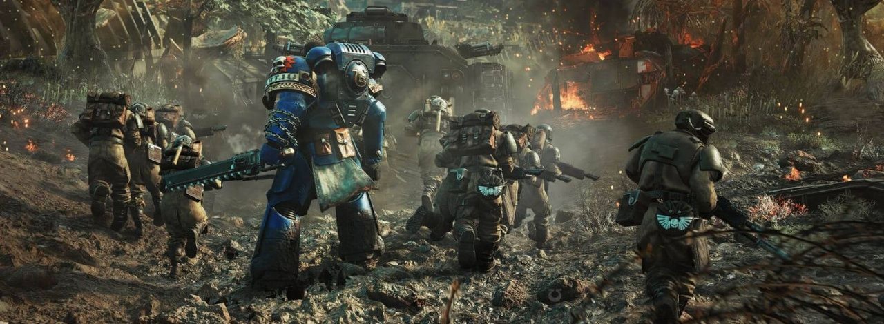 Gracz zmienia Helldivers 2 w grę z uniwersum Warhammer 40K. Pokazał już jak wygląda gra w roli Space Marine, źródło grafiki: Saber Interactive.