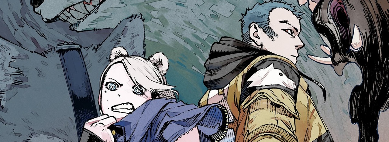 Manga Polaka wydana przez Shonen Jumpa zmierza do Polski. Twórca Cyberpunk: Edgerunners zabierze czytelników do świata, gdzie imiona mają moc, źródło grafiki: No\Name, Rafał Jaki i Gamu, Shonen Jump+, 2024.