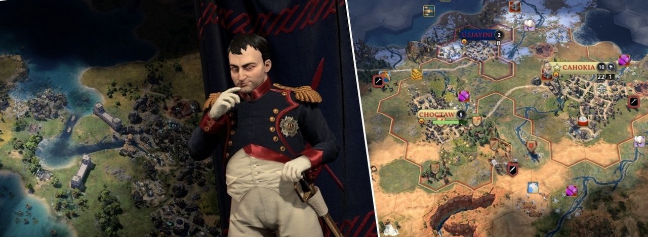 Jeden element Civilization 7 wciąż irytuje graczy. Zachowanie AI przy zakładaniu miast jest ich zdaniem absurdalne, źródło grafiki: Firaxis Games / SaxoG, Reddit.