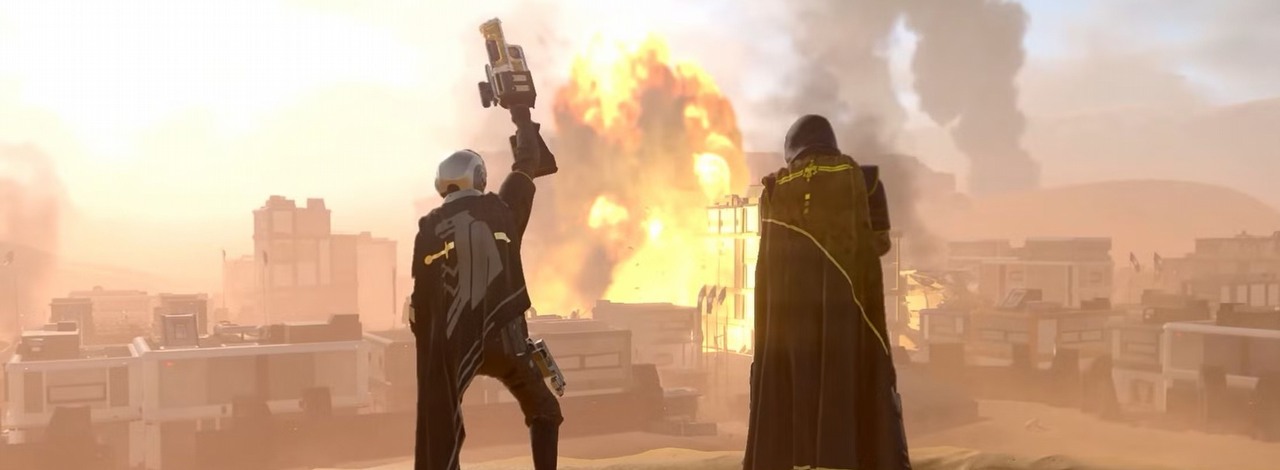 Z robalami z Helldivers 2 możecie teraz walczyć również w miastach. Nowe mapy i misje trafiły do gry, źródło grafiki: Arrowhead Game Studios..