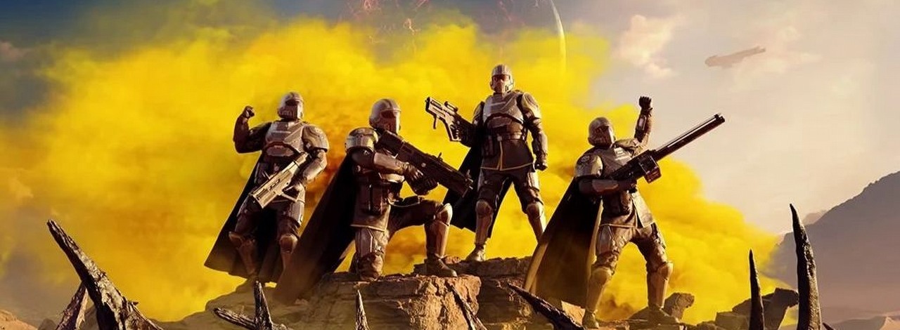 Twórcy Helldivers 2 już pracują nad kolejnym crossoverem. Niektórzy sądzą, że może chodzić o Warhammera 40k, źródło grafiki: Arrowhead Game Studios.
