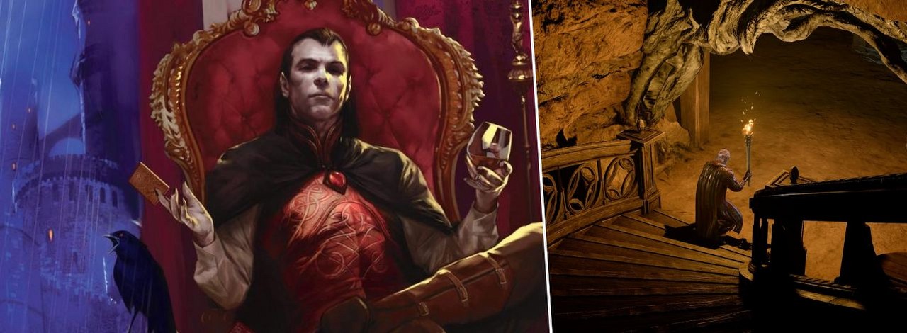 W Baldur's Gate 3 będziecie mogli rozegrać jedną z najlepszych kampanii DnD w historii. Fani odtwarzają Curse of Strahd, źródło grafiki: Wizards of the Coast / Project Strahd.