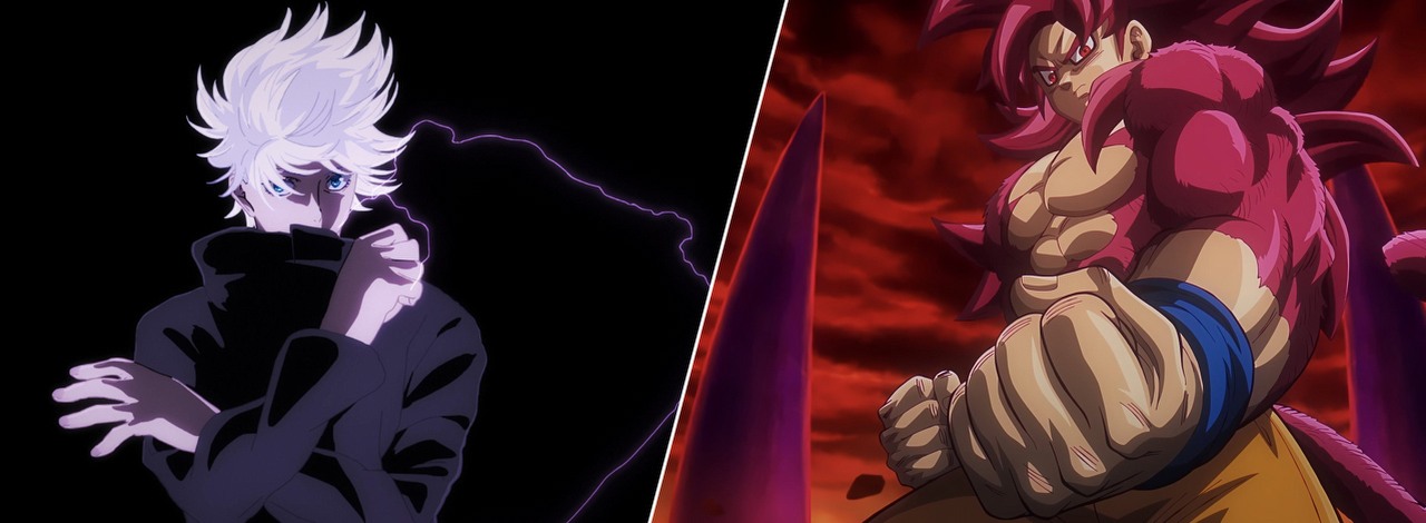 Jujutsu Kaisen i Dragon Ball Daima zostawione w tyle, Netflixa w drugiej połowie 2024 roku zdominowało inne anime, źródło grafiki: Jujutsu Kaisen, MAPPA, 2023 / Dragon Ball Daima, Toei Animation, 2024.