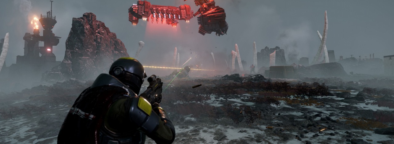„Wzięli to do siebie, gdy mówiono, że gra jest za łatwa”. W Helldivers 2 pojawił się nowy absurdalnie trudny przeciwnik, źródło grafiki: Arrowhead Game Studios.