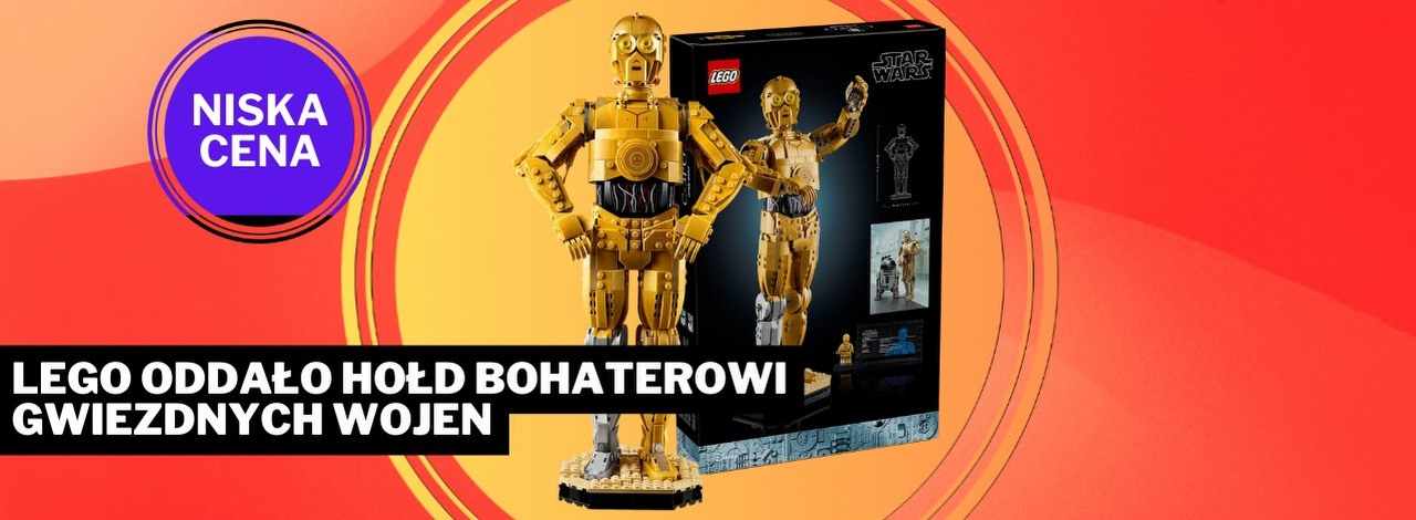 Bez niego Star Wars nie byłoby tym samym. LEGO uczciło 25-lecie serii klocków wyjątkowym modelem C-3PO, źródło grafiki: LEGO; materiały promocyjne.