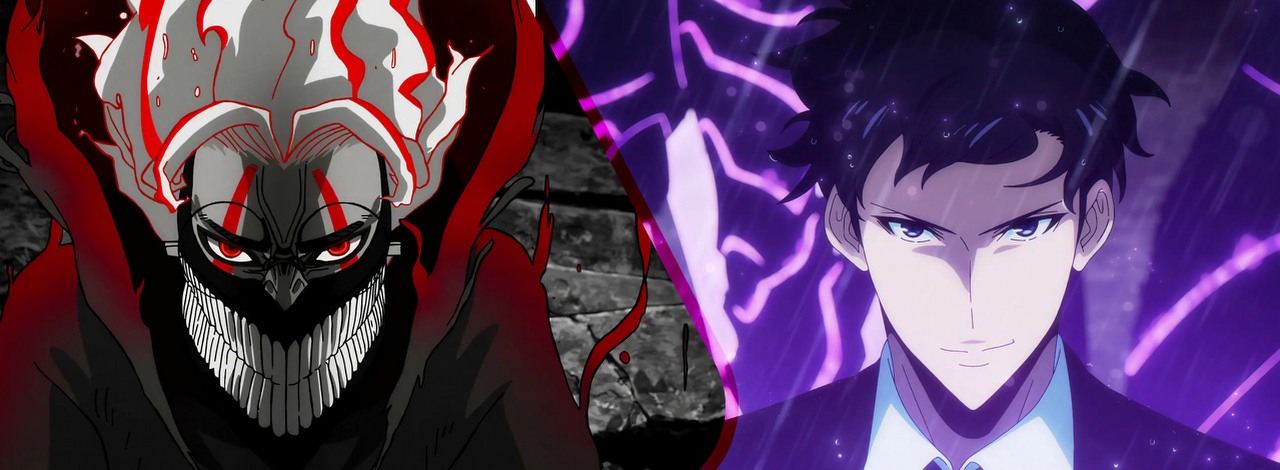 Nie Solo Leveling, a Dandadan zdominowało Anime Awards 2025. Poznajcie wszystkich nominowanych, źródło grafiki: Dandadan, Fuga Yamashiro, Science Saru, 2024 / Solo Leveling, Shunsuke Nakashige, A-1 Pictures, 2024.