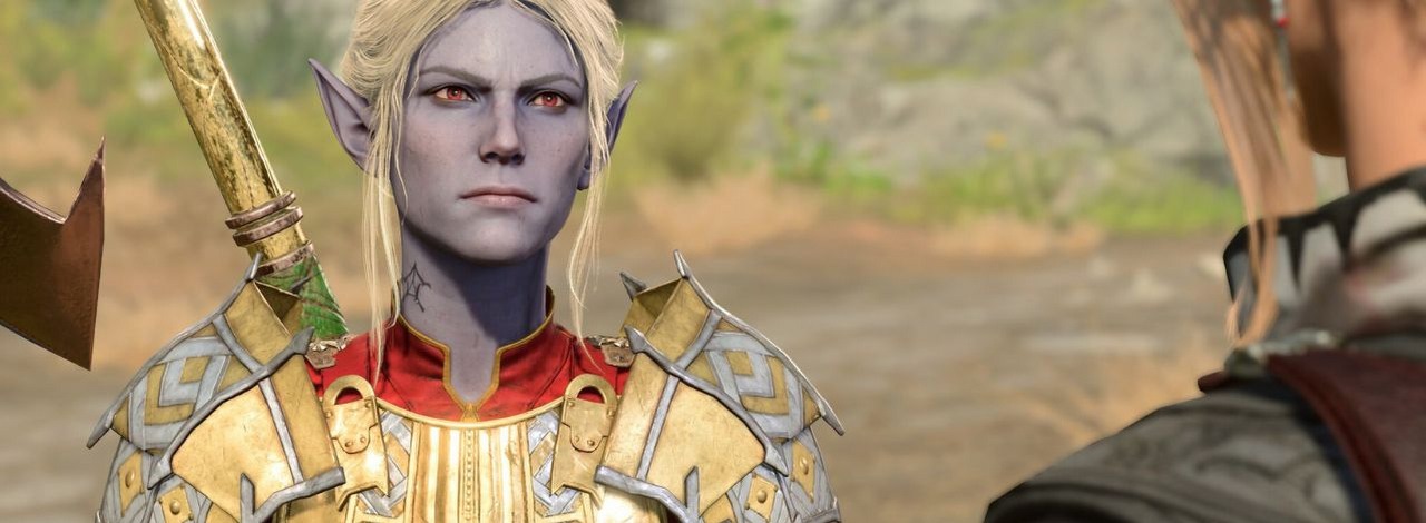 Szansa, by zobaczyć tę scenę w Baldur's Gate 3 to tylko 1 na 100. Dobrze oddaje paranoiczny charakter Minthary, źródło grafiki: Larian Studios.
