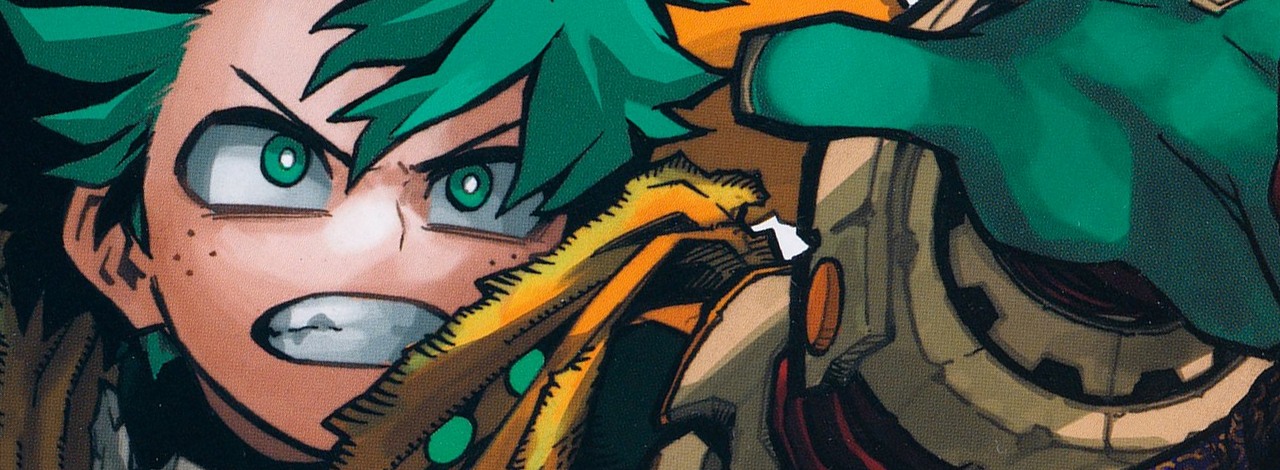 Jak zbroja Deku naśladuje jego moce? My Hero Academia wreszcie dało nam podpowiedź, źródło grafiki: My Hero Academia, Kohei Horikoshi, Shueisha, 2014.