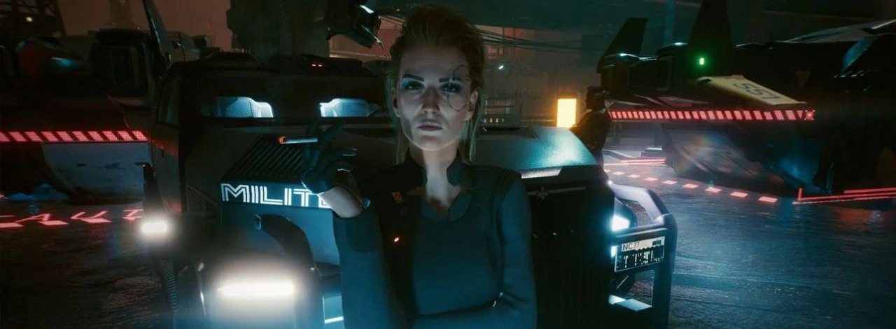Pamiętną Meredith Stout z Cyberpunka 2077 możecie zobaczyć także po jej queście, choć łatwo to przegapić. Zależy to od waszych wyborów, źródło grafiki: CD Projekt RED.