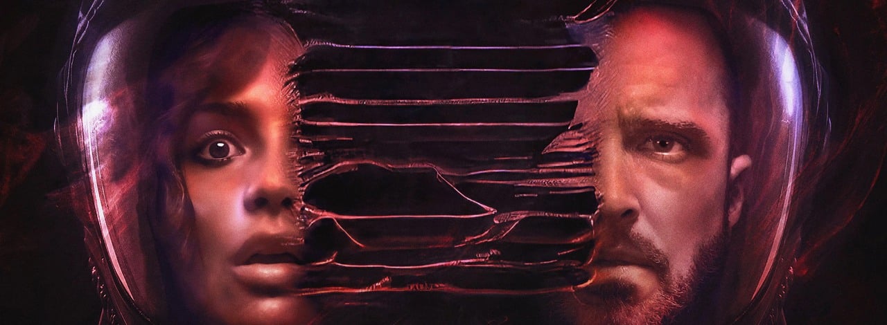 Numerem 1 w kilkunastu krajach jest „wstrząsająca, psychodeliczna opowieść sci-fi”. Nowy hit z Eizą Gonzalez i Aaronem Paulem obejrzycie na Prime Video, źródło grafiki: Ash, Flying Lotus, RLJE Films, 2025.