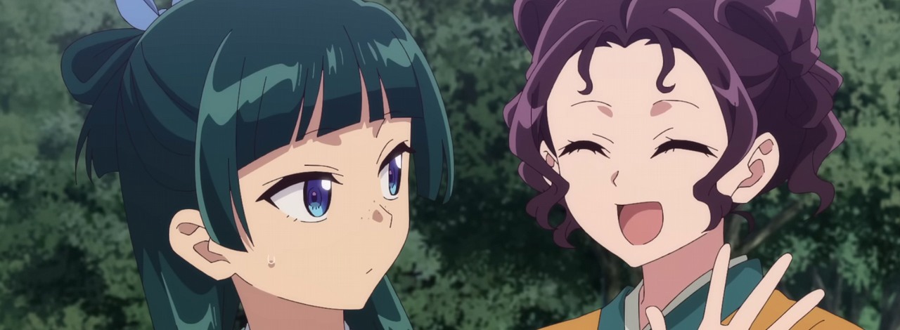 „To może wywołać dreszcze na twoich plecach”. Fani The Apothecary Diaries powinni zacząć szykować się na wielkie rzeczy w 2. sezonie anime, źródło grafiki: The Apothecary Diaries, Toho Animation Studio i OLM, 2023.