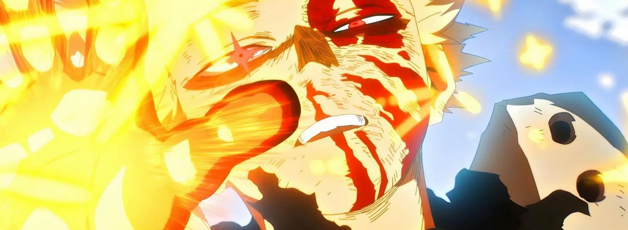 „Czy fani będą w stanie czekać tak długo?” Autor My Hero Academia zawsze chciał uśmiercić Bakugo, ale jego decyzja wzbudziła pewne obawy redaktora mangi, źródło grafiki: My Hero Academia, Studio Bones, 2016.