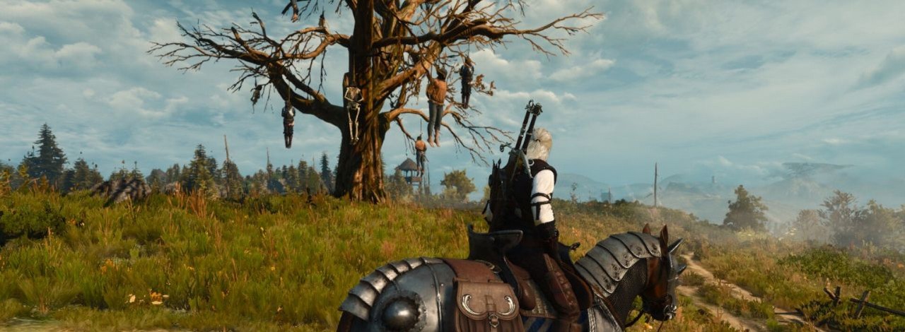 „Dąb Geralt” może zostać pomnikiem przyrody pod oknami twórców Wiedźmina - ruszyła petycja w Warszawie, źródło grafiki: CD Projekt RED.