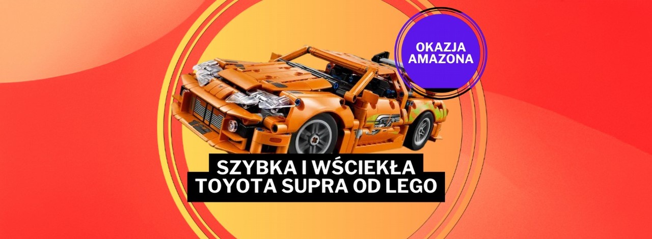 Marzysz o prezencie na Dzień Dziecka? Ta klockowa Toyota Supra z Szybkich i wściekłych obudzi w Tobie wewnętrzne dziecko, źródło grafiki: LEGO; materiały promocyjne.