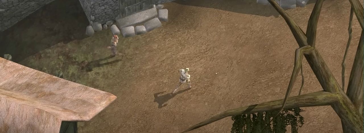 W Morrowinda możecie grać jak w starego Baldur's Gate'a. Tryb izometryczny ze specjalnymi poprawkami naprawdę działa, źródło grafiki: Mehrunes Mike / YouTube.