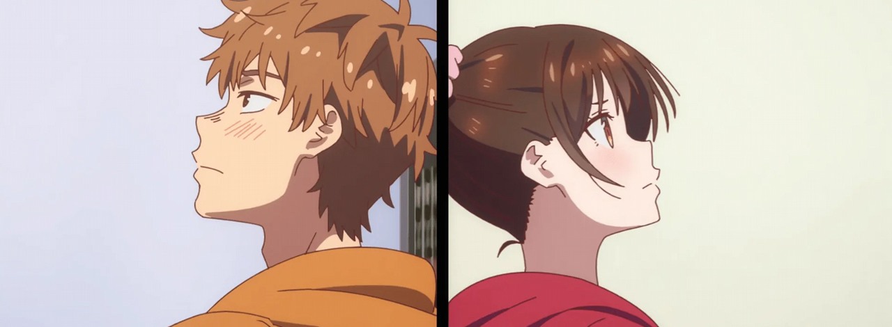 „Autor-szaleniec rzeczywiście to zrobił”. Po 8 latach przebojowa romantyczna manga zrujnowała swoją reputację, gdyż mangaka podjął szokującą decyzję, źródło grafiki: Rent-a-Girlfriend, TMS Entertainment, 2020.