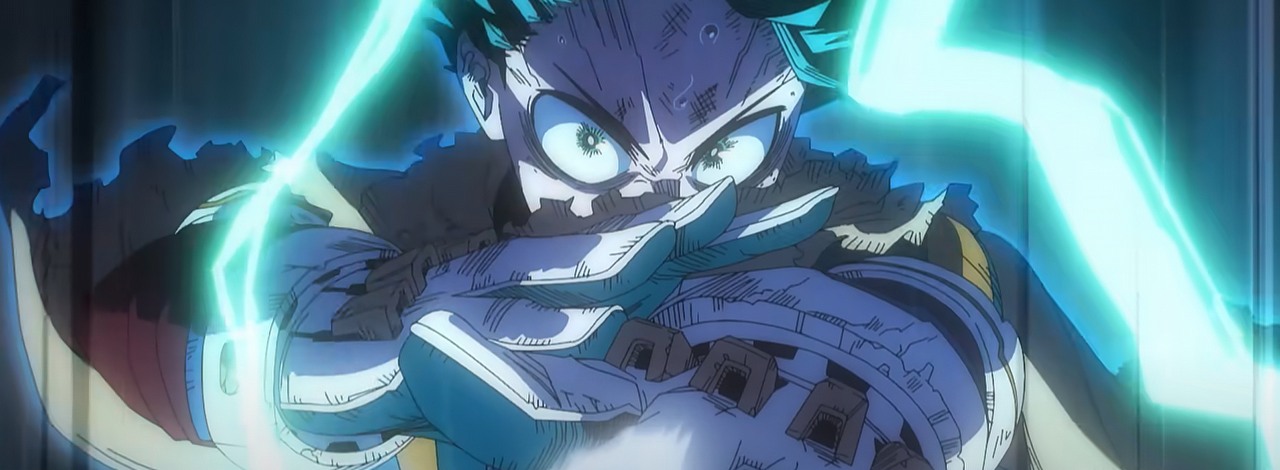Po 9 latach My Hero Academia dobiegnie końca. Deku i All Might toczą ostatnią bitwę w zwiastunie finałowego sezonu, źródło grafiki: My Hero Academia, Studio Bones, 2016.