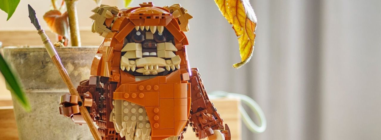 Największa zmora szturmowców, czyli najodważniejszy Ewok z Powrotu Jedi dołączy do serii LEGO Star Wars, źródło grafiki: The Lego Group.