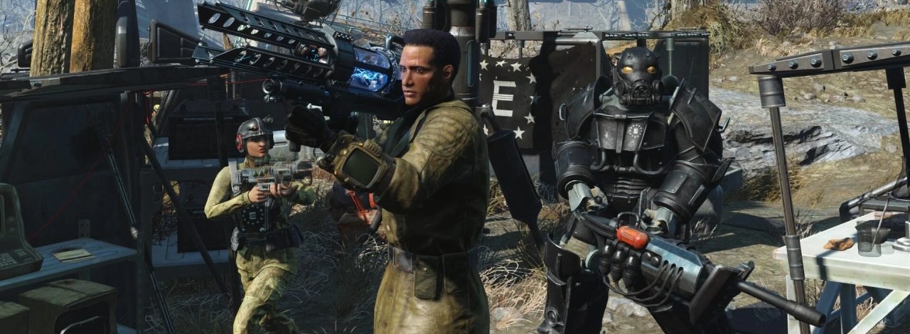 Fan Fallout 4 stworzył zjawiskową replikę automatycznego działka z gry. Jest ruchoma i może spryskać wodą, źródło grafiki: Bethesda Game Studios.