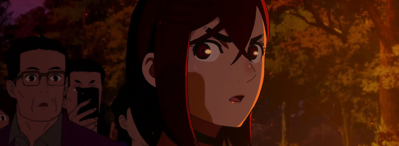 Dandadan znowu to zrobiło. Wielu widzom mogło umknąć nawiązanie do kultowego serialu sci-fi w 2. sezonie anime, źródło grafiki: Dandadan, Science Saru, 2024.