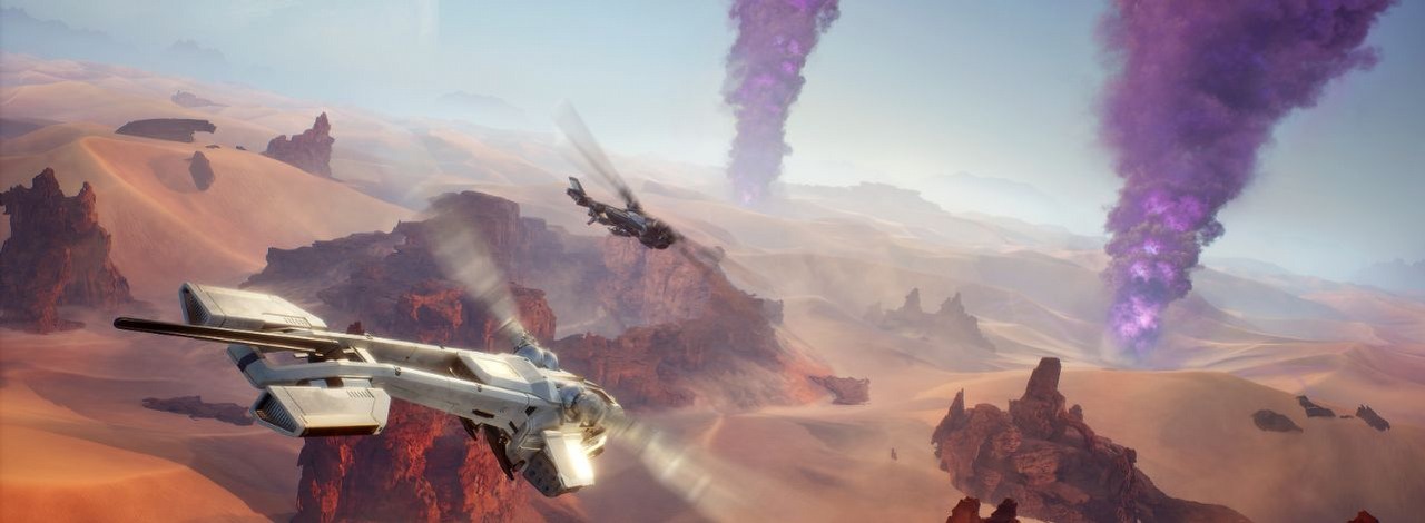 Dziwny bug wystrzelił gracza Dune Awakening w kosmos. 150 000 metrów spadania trwało dla niego wieki, źródło grafiki: Funcom.