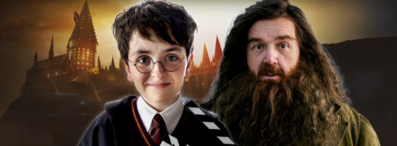 Harry i Hagrid pojawili się w Londynie. Nagranie z planu rzuca nowe światło na serial Harry Potter od HBO Max, źródło grafiki: Harry Potter, HBO.