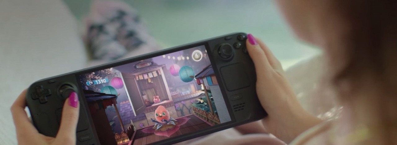 W przerwach w pracy grał na Steam Decku w RDR2. Współpracownik uznał go za „dziecinnego”, źródło grafiki: Valve.