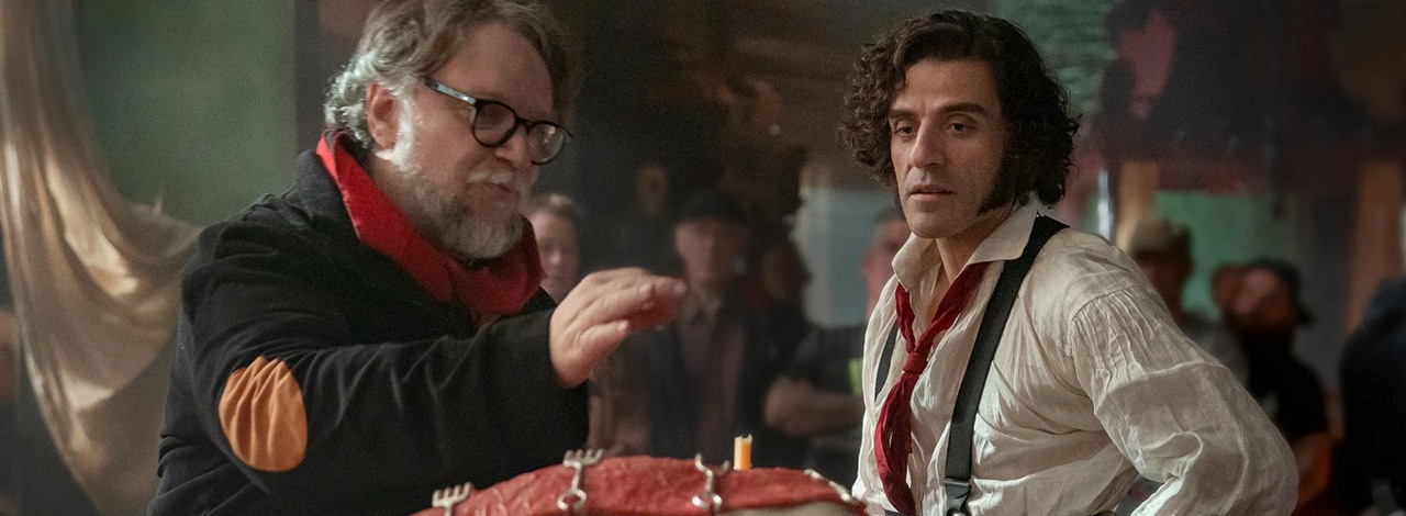 Widzowie mają dość, że zapowiedzi pokazują wszystko i „zabijają napięcie”. Potwór z nowego Frankensteina Guillermo del Toro powinien być „trzymany w tajemnicy”, źródło grafiki: Frankenstein, Guillermo del Toro, Netflix, 2025.