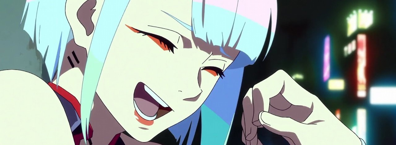 Anime rośnie w siłę na Netflixie. Jego wzrost jest dziesięciokrotnie wyższy niż w przypadku innych treści, źródło grafiki: Cyberpunk: Edgerunners, Netflix i Studio Trigger, 2022.