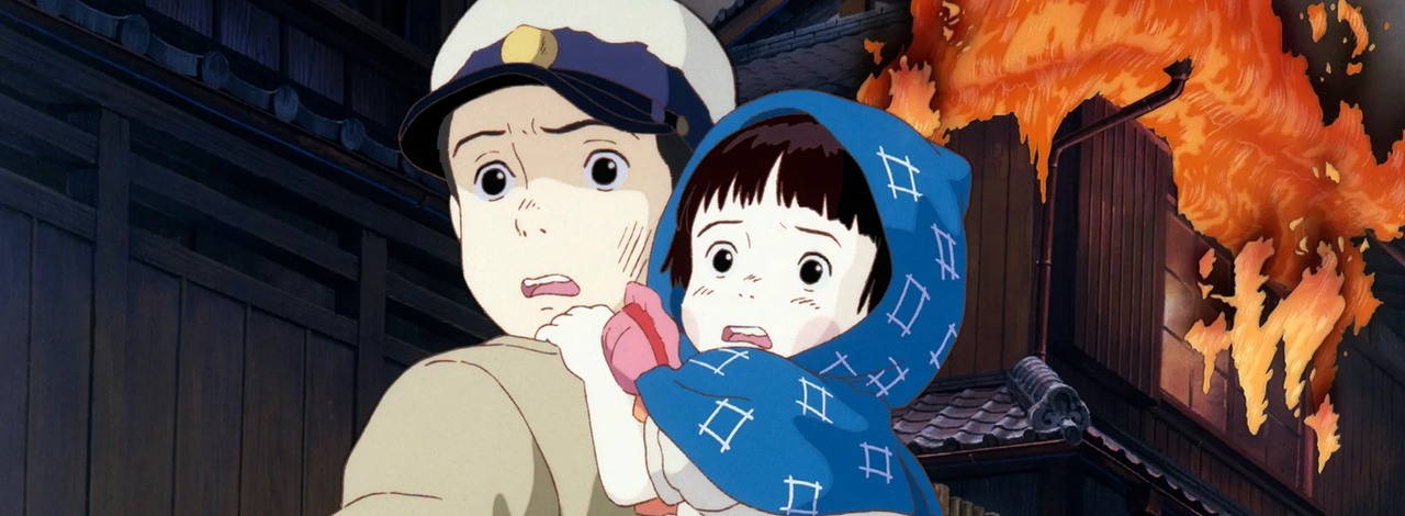 Łamiące serca arcydzieło Studia Ghibli, które da się obejrzeć tylko raz, już w tym miesiącu obejrzymy w polskich kinach, źródło grafiki: Grobowiec Świetlików, Isao Takahata, Studio Ghibli, 1988.