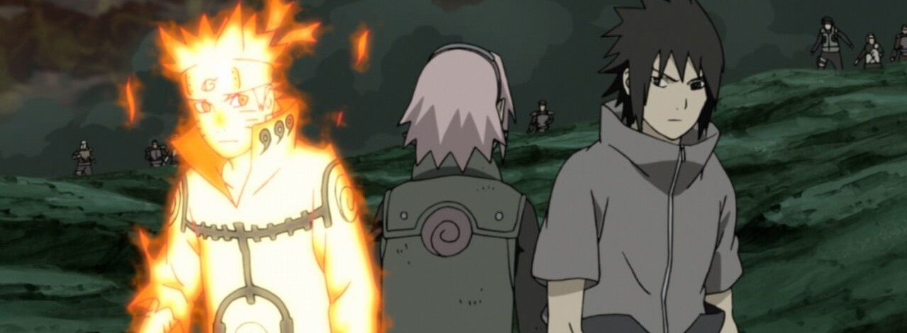 Spoglądając 11 lat wstecz, animator Naruto uświadomił sobie, że zmarnowano potencjał tych walk, źródło grafiki: Naruto: Shippuden, Studio Pierrot, 2007.