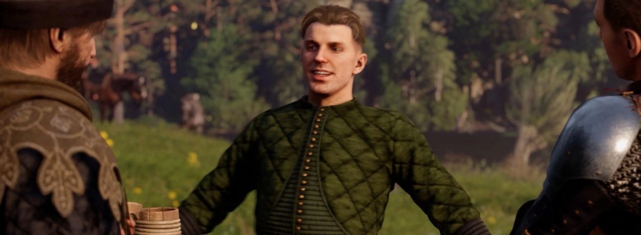 Po pół roku od rozpoczęcia gry, aktor z Kingdom Come 2 w końcu zaliczył w RPG-u romans ze samym sobą, źródło grafiki: Warhorse Studios.