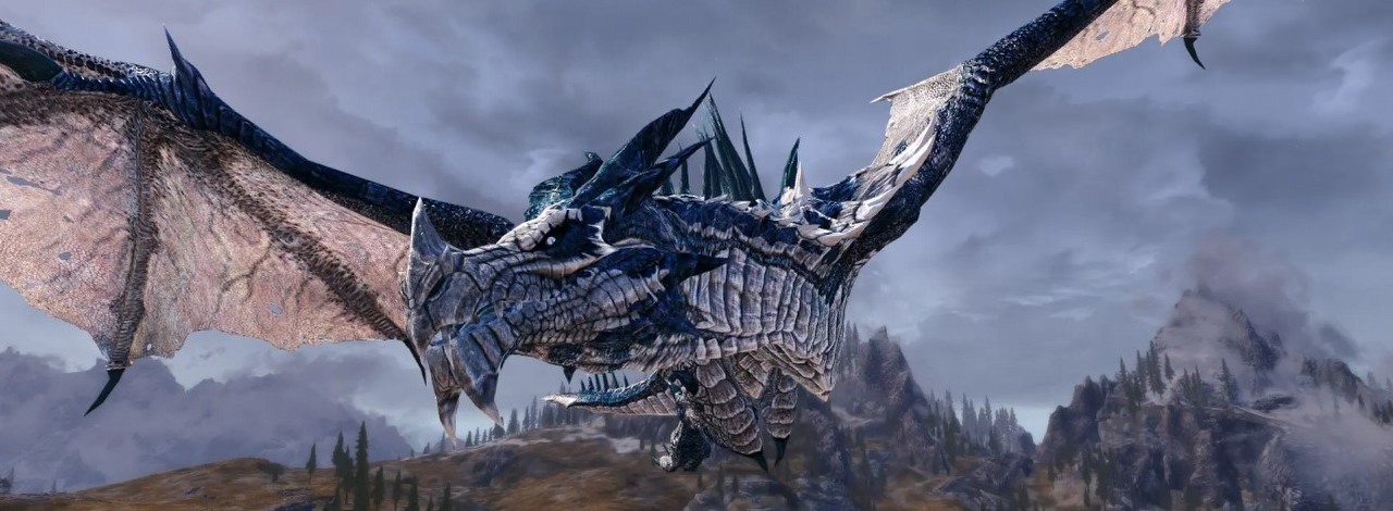 Gracz Skyrima zerwał z konwenansami i poślubił w RPG-u smoka. Wszedł tym na nowy poziom popsucia gry, źródło grafiki: Silah - Female Dragon Follower | NexusMods.