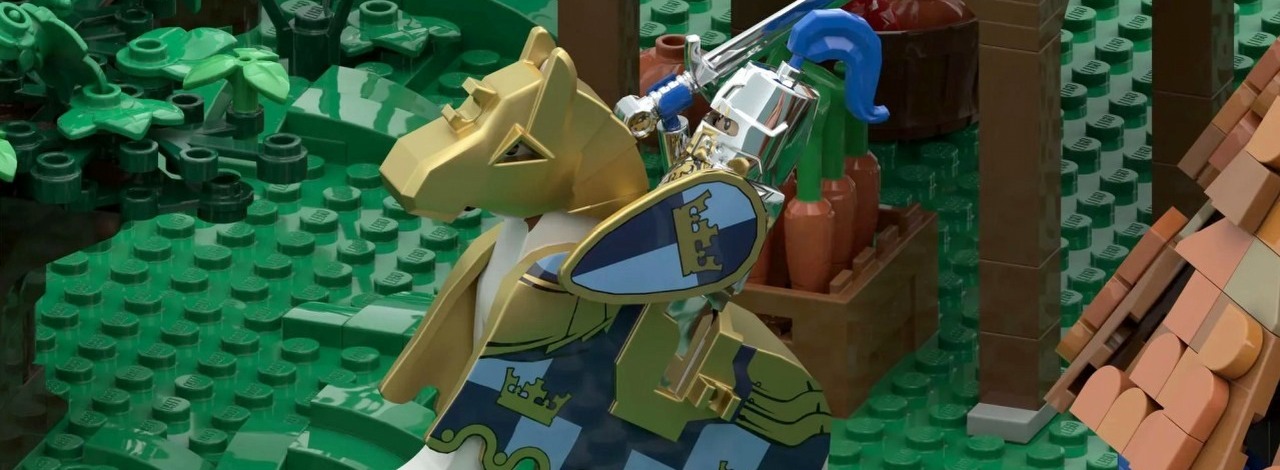 Chcielibyście zestaw LEGO z Age of Empires 2 na swojej półce? Na horyzoncie pojawiła się taka możliwość, ale wymaga pomocy fanów, źródło grafiki: LEGO Ideas, Brickmaster_85.