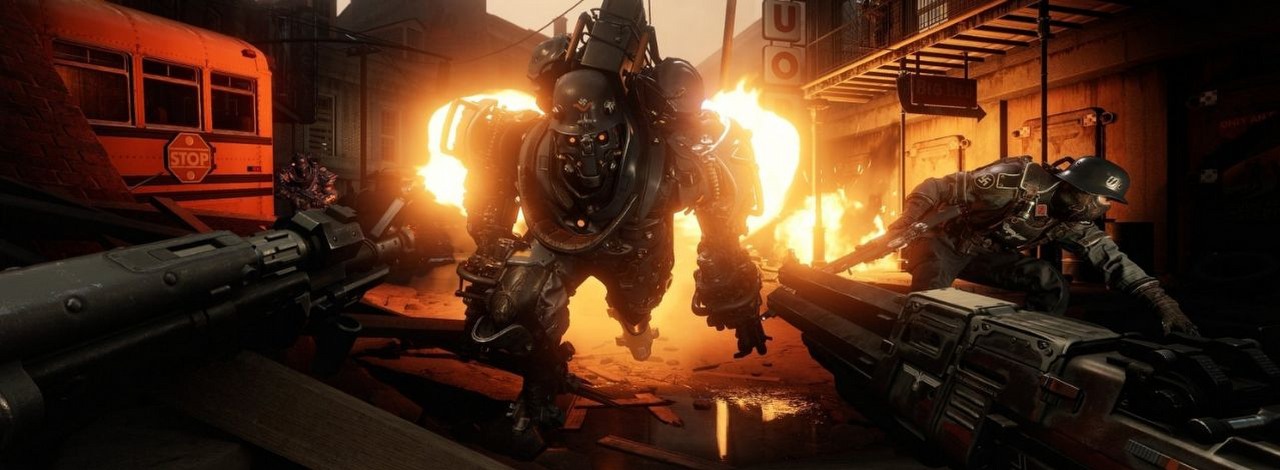 Twórcy Wolfensteina 2 chcieli pokazać w grze... przyrodzenie austriackiego malarza. Od realizacji pomysłu uratowała ich Bethesda, źródło grafiki: Machine Games.